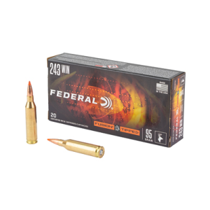 United States Association of Gun Owners Federal Fusion .243 Winchester 95 Grain Solid Base Ammo, 20-Round - $38.04 at United States Association of Gun Owners