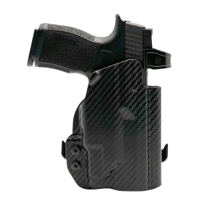 United States Association of Gun Owners Rounded Gear SSRP365TLR7CFRHOWBPDL Paddle Holster OWB Black Carbon Fiber Kydex Fits Sig P365 Right Hand - $37.95 at United States Association of Gun Owners