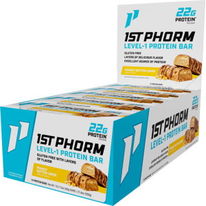 United States Association of Gun Owners 1st Phorm Level 1 Bar Peanut Butter Lover, 15 Bars - $33.64 at United States Association of Gun Owners