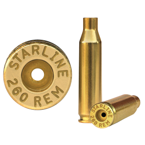 United States Association of Gun Owners Starline Brass 260REMEUP50 Unprimed Cases Rifle 260 Rem 50 Per Bag - $36.78 at United States Association of Gun Owners