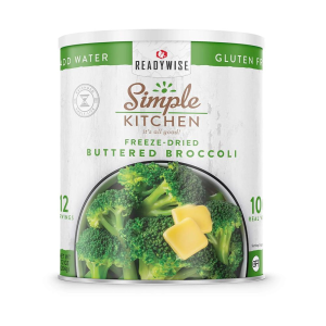 United States Association of Gun Owners Readywise Simple Kitchen Freeze Dried Buttered Broccoli 20 Serving - $35.99 at United States Association of Gun Owners