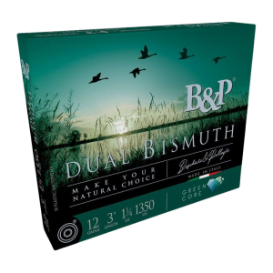 United States Association of Gun Owners B&P Ammunition 12B4DB43 Dual Bismuth 12 Gauge 3in Shotgun Shells, #3/#4 Shot - $35.20 at United States Association of Gun Owners