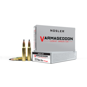 United States Association of Gun Owners Nosler Varmageddon .222 Rem 50gr Rifle Ammunition, 20/ct - $41.68 at United States Association of Gun Owners