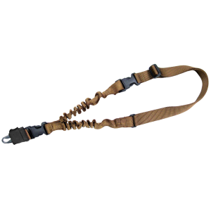 United States Association of Gun Owners Tacshield T6010CY Shock Sling Coyote Tan Webbing Single-Point Rifle/Shotgun - $33.49 at United States Association of Gun Owners