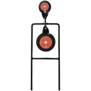 United States Association of Gun Owners Champion Targets 40875 Gong Spinner Target 3" Top Target/4.7" Bottom Target Black/Orange Steel Bullseye Standing - $33.40 at United States Association of Gun Owners