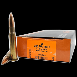 United States Association of Gun Owners HSM AMMUNITION 303 BRITISH 174GR HPBT MATCH 20RD BOX 20 BOXES PER CASE - $32.99 at United States Association of Gun Owners