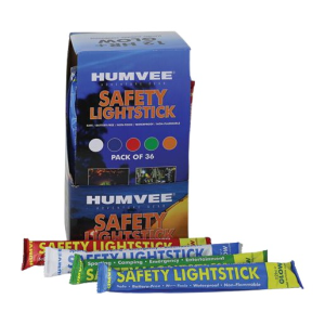United States Association of Gun Owners CAMP HMV-LS-6DB36 HUMVEE LIGHTSTICK 6IN 36 PCS - $32.29 at United States Association of Gun Owners