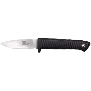 United States Association of Gun Owners Cold Steel CS36LPMF Pendleton Mini Hunter 3" Fixed Plain Stonewashed AUS10A SS Blade, 3.63" Black Textured Kray-Ex Handle - $32.22 at United States Association of Gun Owners