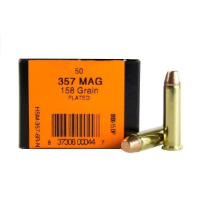 United States Association of Gun Owners HSM Training Handgun Ammunition .357 Mag 158gr Plated FP 1058 fps 50/ct - $32.22 at United States Association of Gun Owners