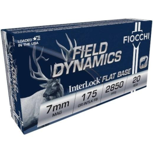 United States Association of Gun Owners Fiocchi Shooting Dynamics Rifle Ammunition 7mm Rem Mag 175 gr FB 2850 fps 20/ct - $32.22 at United States Association of Gun Owners