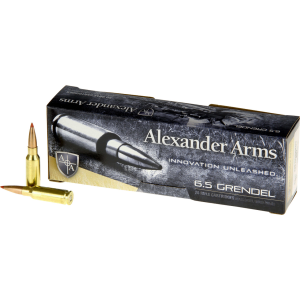 United States Association of Gun Owners Alexander Arms 6.5mm Grendel 129gr SST Rifle Ammo, 20-Round - $31.84 at United States Association of Gun Owners