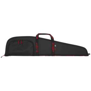 United States Association of Gun Owners Ruger 27140 Rifle Case 40" Black Endura w/ Red Ruger Logo Accessory Pocket & Foam Padding - $31.69 at United States Association of Gun Owners