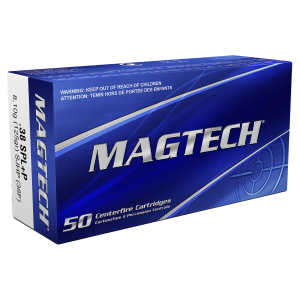 United States Association of Gun Owners Magtech 38F Range/Training 38Special+P 125gr Semi Jacketed Hollow Point 50 Per Box/20 Case - $31.27 at United States Association of Gun Owners