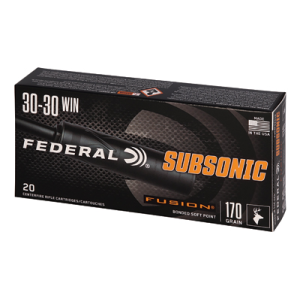 United States Association of Gun Owners Federal Fusion 30-30 Win 170gr Solid Base Rifle Ammo, 20-Round - $30.68 at United States Association of Gun Owners