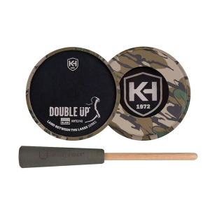 United States Association of Gun Owners Knight & Hale Double Up Aluminum/Glass Pot Turkey Call LBTL Series Mossy Oak Greenleaf - $30.24 at United States Association of Gun Owners
