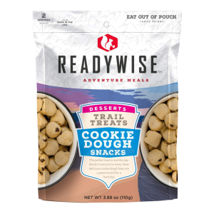 United States Association of Gun Owners ReadyWise RW05013 Outdoor Food Kit Trail Treats Cookie Dough Snacks 2 Servings In A Resealable Pouch, 6 Per Case - $29.99 at United States Association of Gun Owners