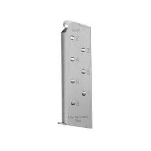 United States Association of Gun Owners Chip McCormick Shooting Star Officer's 1911 Handgun Magazine w Pad .45 ACP Stainless Steel 7/rd - $29.80 at United States Association of Gun Owners
