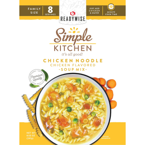 United States Association of Gun Owners ReadyWise RWSK05062 Simple Kitchen Chicken Noodle Soup 8 Servings Per Pouch, 6 Per Case - $28.99 at United States Association of Gun Owners