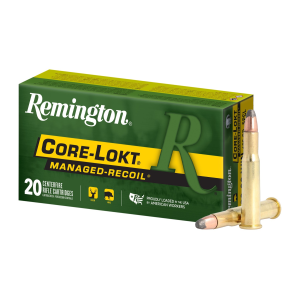 United States Association of Gun Owners Remington Ammunition 27644 Managed-Recoil 30-30Win 125gr Soft Point Core Lokt 20 Per Box/10 Case - $28.66 at United States Association of Gun Owners