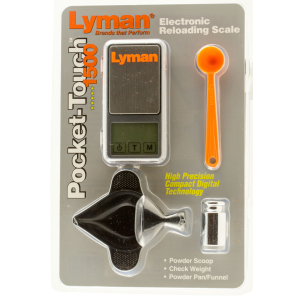 United States Association of Gun Owners Lyman 7750725 Pocket Touch Reloading Scale 1 Multi-Caliber 1500 GR - $28.58 at United States Association of Gun Owners