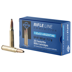 United States Association of Gun Owners PPU PP7AS Metric Rifle 7.65x53mmArgentine 180gr Soft Point Boat Tail 20 Per Box/10 Case - $28.02 at United States Association of Gun Owners