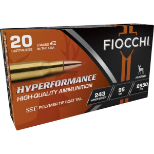 United States Association of Gun Owners Fiocchi Hyperformance Hunt Rifle Ammunition .243 Win 95 gr SST 2950 fps 20/ct - $27.93 at United States Association of Gun Owners