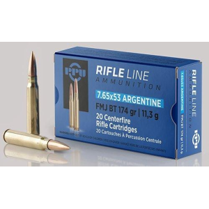 United States Association of Gun Owners PPU 7.65x53 Argentine 174 gr FMJ Rifle Ammunition, 20-Count - $27.82 at United States Association of Gun Owners