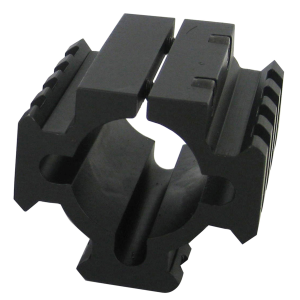 TacStar 1081100 Shotgun Rail Mount Black 1.80" Long