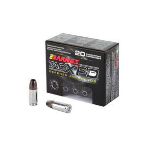 United States Association of Gun Owners Barnes TAC-XPD 9mm 115gr HP Handgun Ammunition, 20-Round Box - $27.32 at United States Association of Gun Owners
