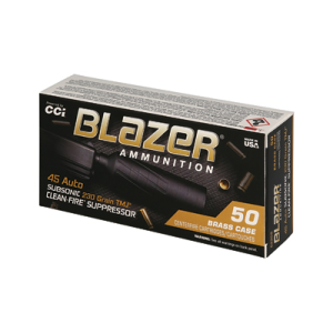 United States Association of Gun Owners CCI Blazer Brass .45 ACP 230gr TMJ Handgun Ammo, 50 Rounds - $25.29 at United States Association of Gun Owners
