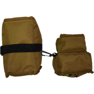 United States Association of Gun Owners TOC3 BENCH BAG 2-PC SET - TAN FABRIC/TAN LEATHER - $27.35 at United States Association of Gun Owners
