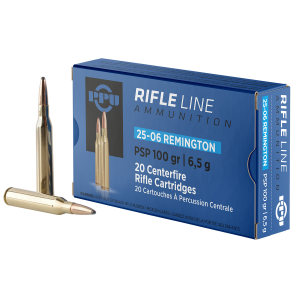 United States Association of Gun Owners PPU PP2506P Standard Rifle 25-06Rem 100gr Pointed Soft Point 20 Per Box/10 Case - $26.37 at United States Association of Gun Owners