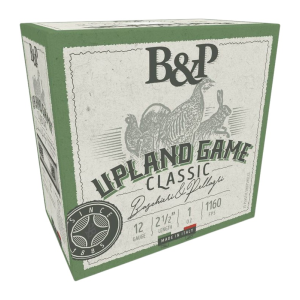 United States Association of Gun Owners B&P Ammunition 12B1UP8 Upland Game Classic 12 Gauge 2.50in Shotgun Shells, #8 Shot - $26.11 at United States Association of Gun Owners