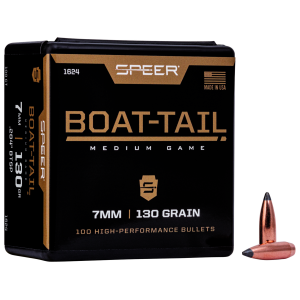 United States Association of Gun Owners Speer 1624 Boat-Tail 7mm 130gr Jacketed Soft Point Boat Tail 100 Per Box/5 Case - $25.95 at United States Association of Gun Owners