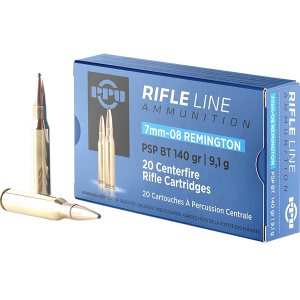 United States Association of Gun Owners PPU PP708 Metric Rifle 7mm-08Rem 140gr Pointed Soft Point Boat Tail 20 Per Box/10 Case - $25.85 at United States Association of Gun Owners