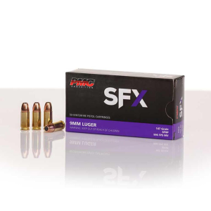 United States Association of Gun Owners PMC SFX Handgun Ammunition 9mm Luger 147 gr. JHP 996 fps 50/ct - $26.39 at United States Association of Gun Owners