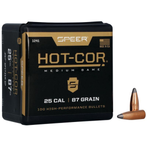United States Association of Gun Owners Speer Hot-Cor Rifle Bullets .25 cal .257" 87 gr SSP 100/ct - $25.40 at United States Association of Gun Owners