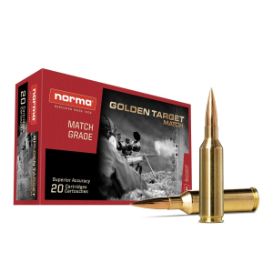 United States Association of Gun Owners Norma Golden Target Match Rifle Ammunition 6.5 PRC 143gr BTHP 2831 fps 20/ct - $25.29 at United States Association of Gun Owners