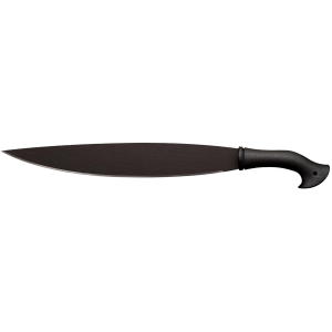 Cold Steel CS97BAM18S Barong 18" Black Matte Baked-On Anti Rust 65Mn Carbon Steel Blade, Black Polypropylene Handle, 24.50" Long Includes Sheath