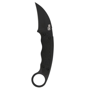 United States Association of Gun Owners SOG Gambit Blackout Fixed Knife 2-3/5" Sheepsfoot Blade Black - $24.41 at United States Association of Gun Owners