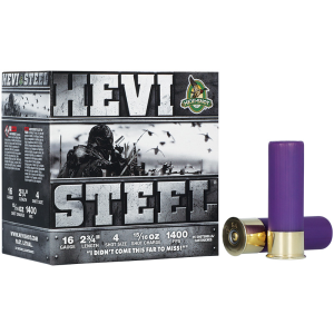 United States Association of Gun Owners Hevi-Shot HEVI-Steel 16ga 2-3/4in 1oz #4 Steel Shot, 25-Round - $23.31 at United States Association of Gun Owners