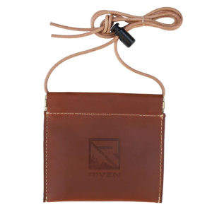 United States Association of Gun Owners Riven Leather Diaphragm Call Pouch and Lanyard Brown - $21.62 at United States Association of Gun Owners