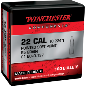 United States Association of Gun Owners Winchester Ammo WB223SP55X Centerfire Rifle 223Rem 55gr Pointed Soft Point 100 Per Box/10 Case - $20.12 at United States Association of Gun Owners