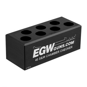 United States Association of Gun Owners EGW 70130 .40 S&W 7-Hole Cartridge Checker - $22.50 at United States Association of Gun Owners
