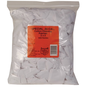 United States Association of Gun Owners Southern Bloomer 125 Cleaning Patches 30 Cal Cotton 1000 Per Bag - $23.98 at United States Association of Gun Owners
