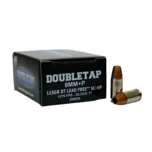 United States Association of Gun Owners Double Tap DT Lead Free 9mm +P 124gr Handgun Ammunition, 20-Count - $22.32 at United States Association of Gun Owners