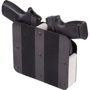 United States Association of Gun Owners Benchmaster BMWRM3VH Two Pistol Rack with Velcro Hook - $22.32 at United States Association of Gun Owners