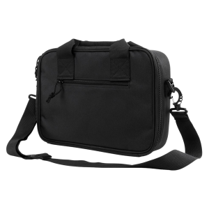 United States Association of Gun Owners NcStar CPDX2971B VISM Double Pistol Range Bag w/ Mag Pouches Loop Fasteners Zippers Padding & Black Finish - $26.99 at United States Association of Gun Owners