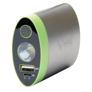 United States Association of Gun Owners HME HW Hand Warmer with Light ABS Plastic Sliver w/Green Accent Rechargeable Lithium Ion - $22.48 at United States Association of Gun Owners