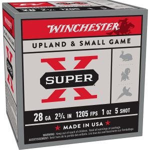 United States Association of Gun Owners Winchester Ammo X28H5 Super X Heavy Game Load High Brass 28Gauge 2.75" 1oz 5Shot 25 Per Box/10 Case - $23.28 at United States Association of Gun Owners